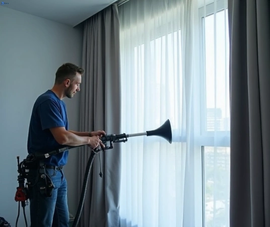 Professional drapes cleaning process tools Matty Curtain Cleaning upper-coomera