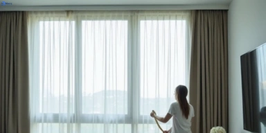 Delicate sheer drape cleaning upper-coomera Matty Curtain Cleaning